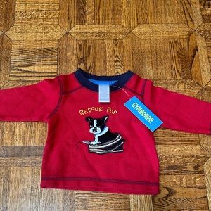 BNWT Gymboree vintage (2006) 3-6 months rescue pup long sleeve